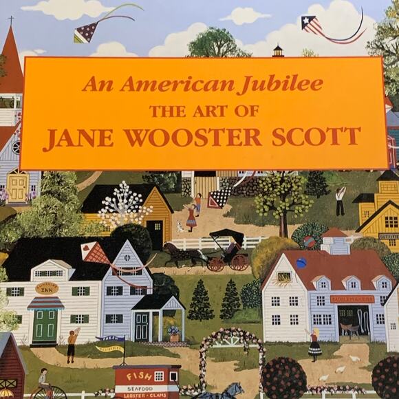 An American Jubilee The Art of Jane Wooster Scott Book HC DJ Hand Signed - Picture 2 of 15